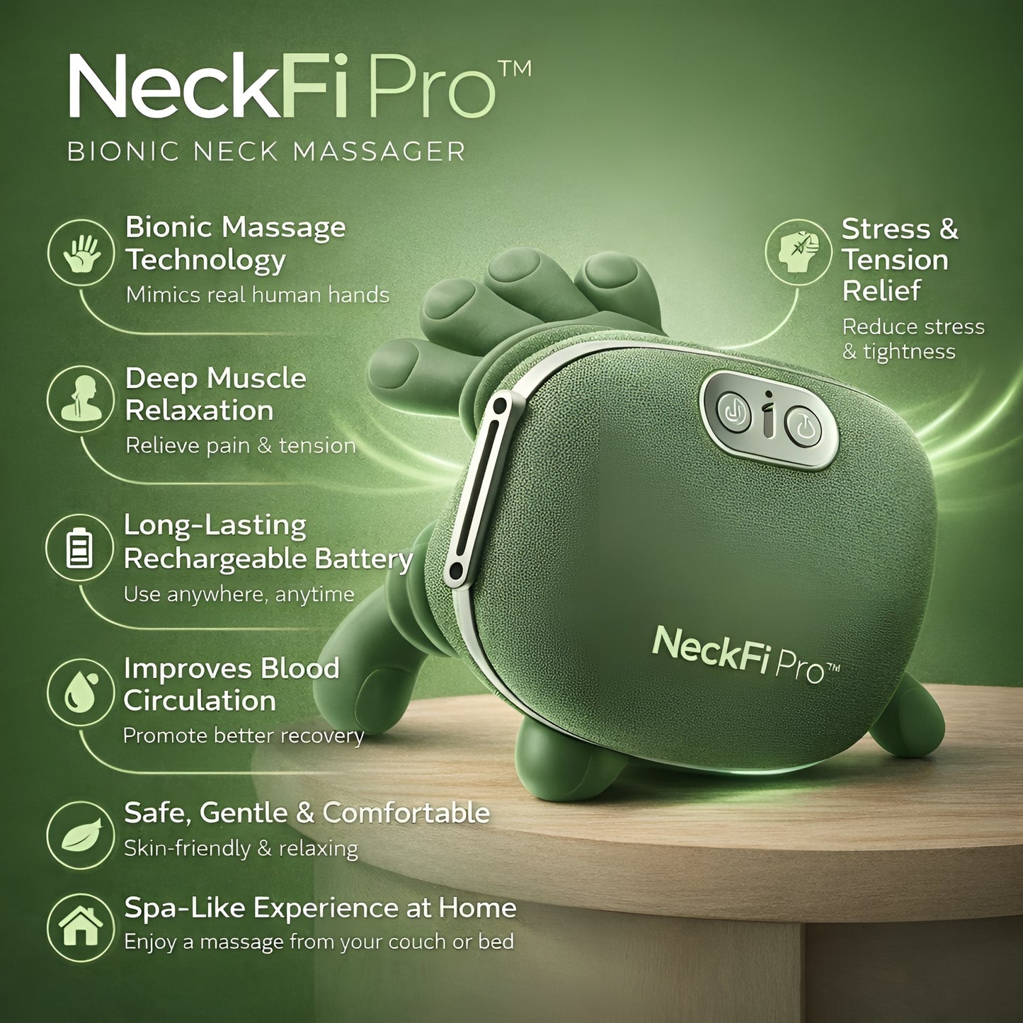 NeckFi Pro™ Bionic Neck Massager